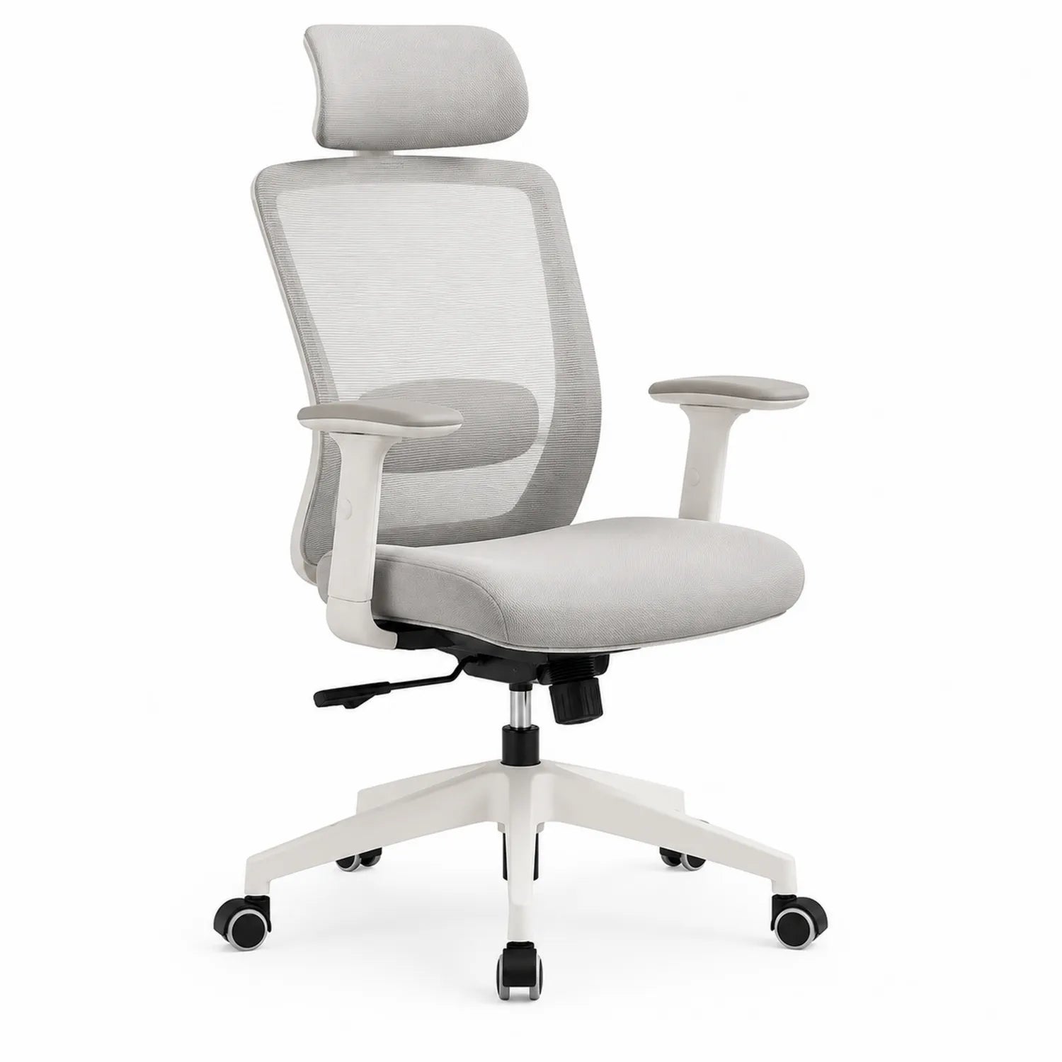 Ergonomiczne krzesło biurowe z siatki z regulacją