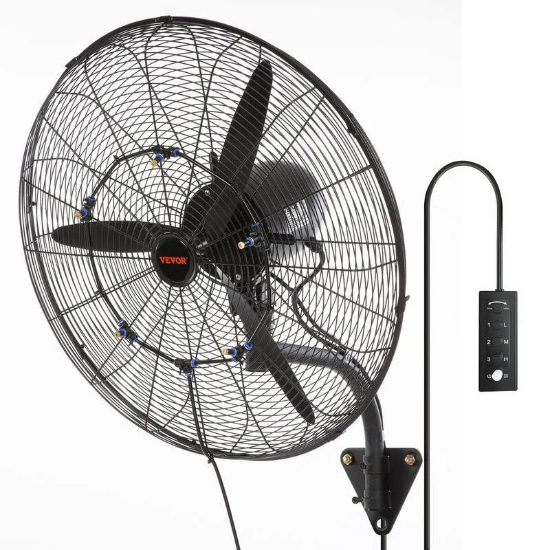 3-prędkość 3- prędkość, 7000 CFM, 61 cm, 3- prędkość wysoka prędkość Max, Wall- Mount