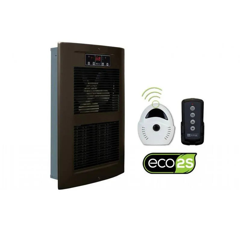 2500-4500-Watt 240-Volt ECO2S, 240- Volt 2500- 4500- Watt 8530- 15354 BTU Electric Wall Heater in Oiled Bronze, LPW, 15354 BTU