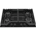 4-Burner Frigidaire 4 -Burner Gaz Coopers, 76,2 cm, w tym Quick Boil i Simmer Burner, czarny