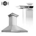 Okap kuchenny, Okap, 400 CFM, 91,4 cm, Bluetooth, Stal nierdzewna, Wall- Mountable