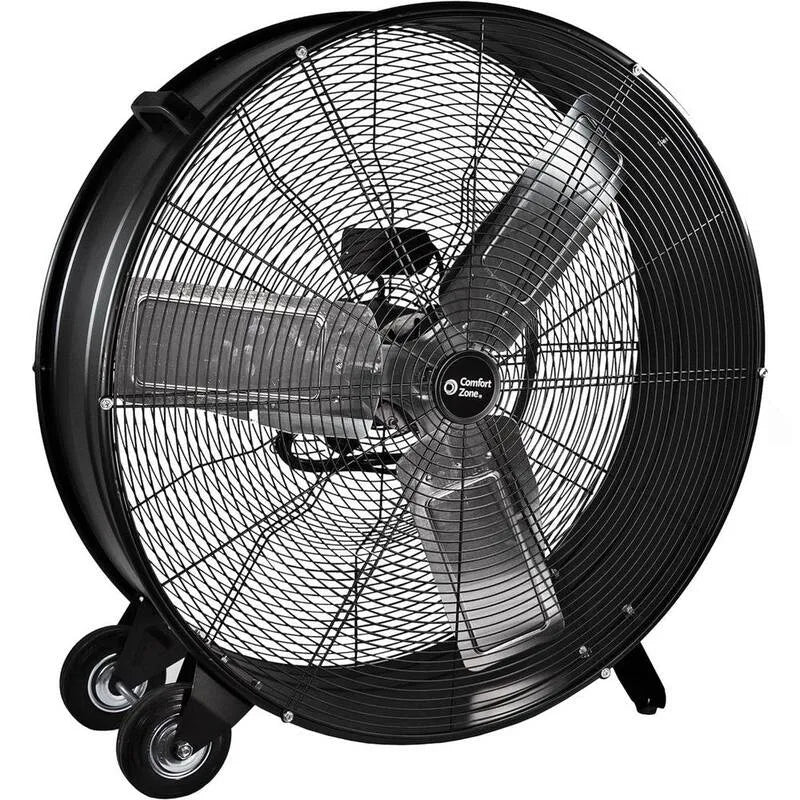 30 Inch 2 Prędkość Wysokoprzepustowość Kierunkowskaz Przemysłowy Wentylator Drum, Aluminium