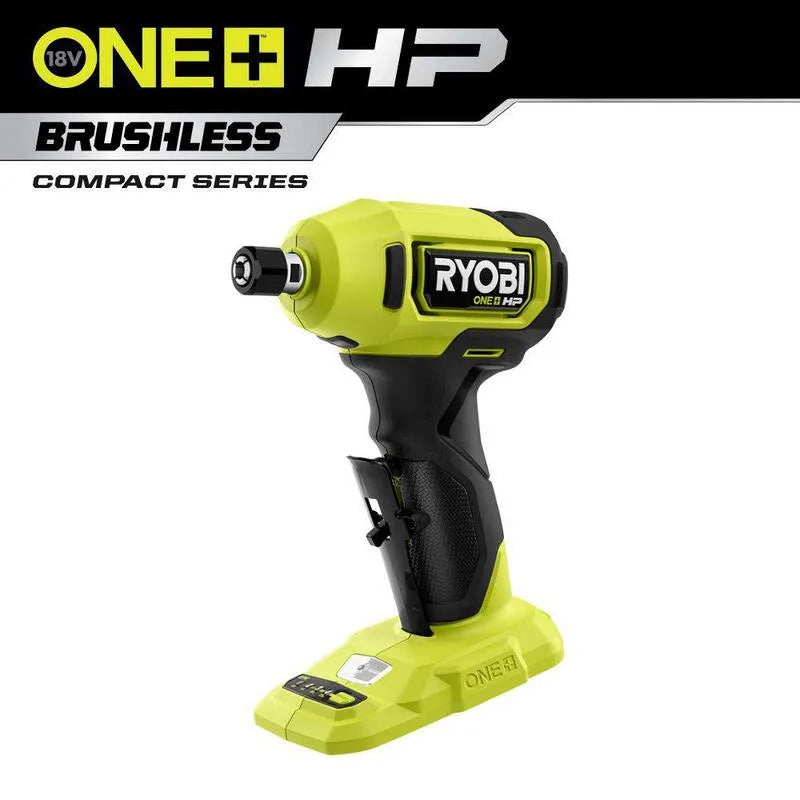 RYOBI HP 18V, 1 / 10,2 cm, akumulatorowy konstrukcja, kompaktowy przenośny konstrukcja, Tylko narzędzia, Prawy Kąt Die Grinder, bezszczotkowy
