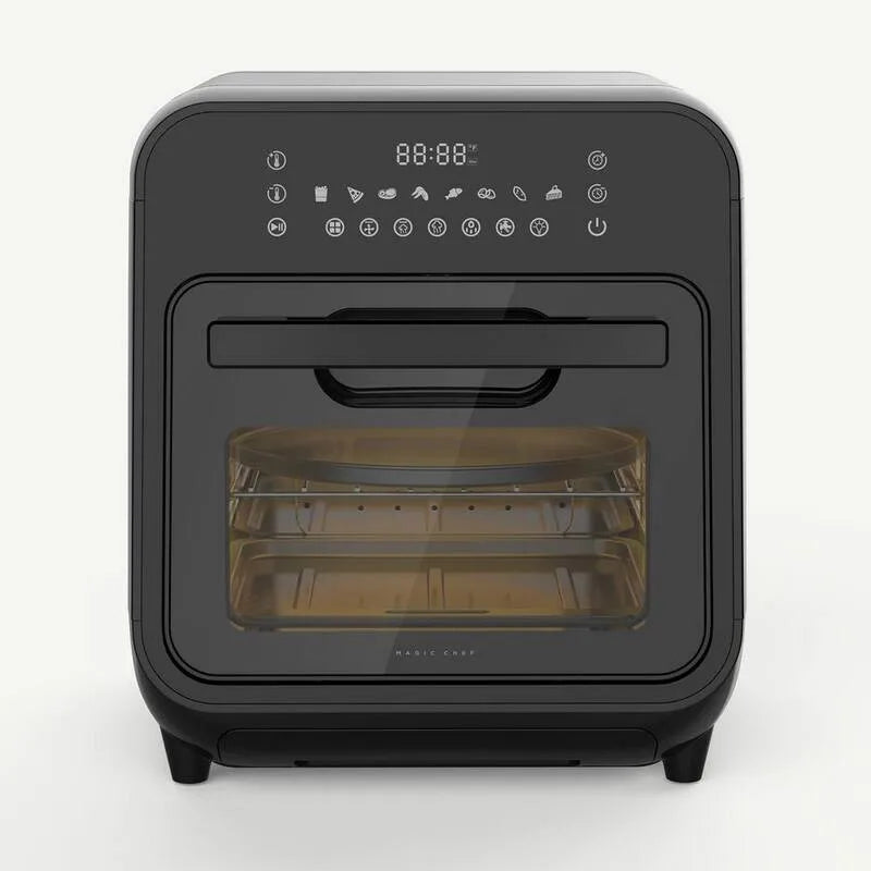 3-in-1 Magic Chef 3- in-1 Air frytownica, 15 l, w czarny, Hot-Air nablatowy urządzenie do gotowania
