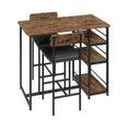 3-Shelves 3-elementów Drewno Kryty jadalnia Zestaw 3- elementów, Kuchnia, Licznik Wysokość Bar Kuchnia 3- Pojemnik Zestaw stołowy