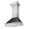 Okap kuchenny, Okap, 400 CFM, 76,2 cm, Stal nierdzewna, Wall- Montable, Brąz z gumy olejowej