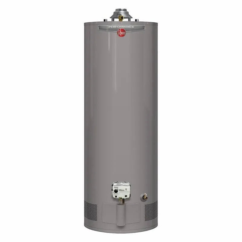 Podgrzewacz wody, 6-Year Rheem 6- Rok, 40 Gal, 40000 BTU, Gaz ziemny, Wydajność 40 Gal. Wysoka 40000 BTU Gaz ziemny Ogrzewacz wody z górny T i P Zawór i Gwarancja