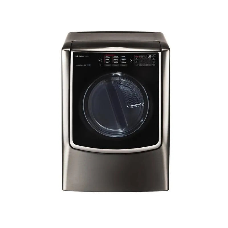 LG Wentylowana Suszarka gazowa SMART, 254,9 l, SIGNATURE 9.0 Cu, Sterowanie dotykowe, Stal nierdzewna, Czarny