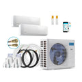 2-Zone MRCOOL 2-Strefa bezkostny system mini-split, 2.25 Ton, 22 SEER, 27000 BTU, 35 ft, 18K