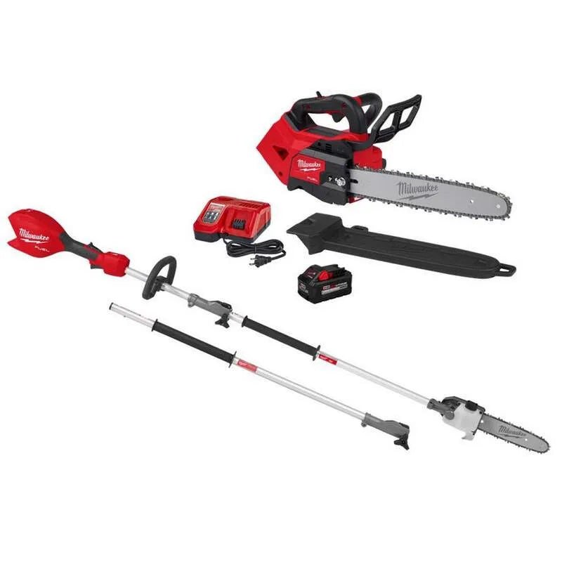 Milwaukee FUEL 14 M18 Piła łańcuchowa, 35,6 cm, 18V, Bezkornowy projekt, 8.0 Ah Bateria & Ładowarka, Bezszczotkowy