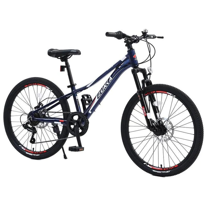 7-prędkość 7- prędkość, Aluminium Alloy Rama 7- prędkość Mountain Bike in Blue, Aluminium, 61 cm