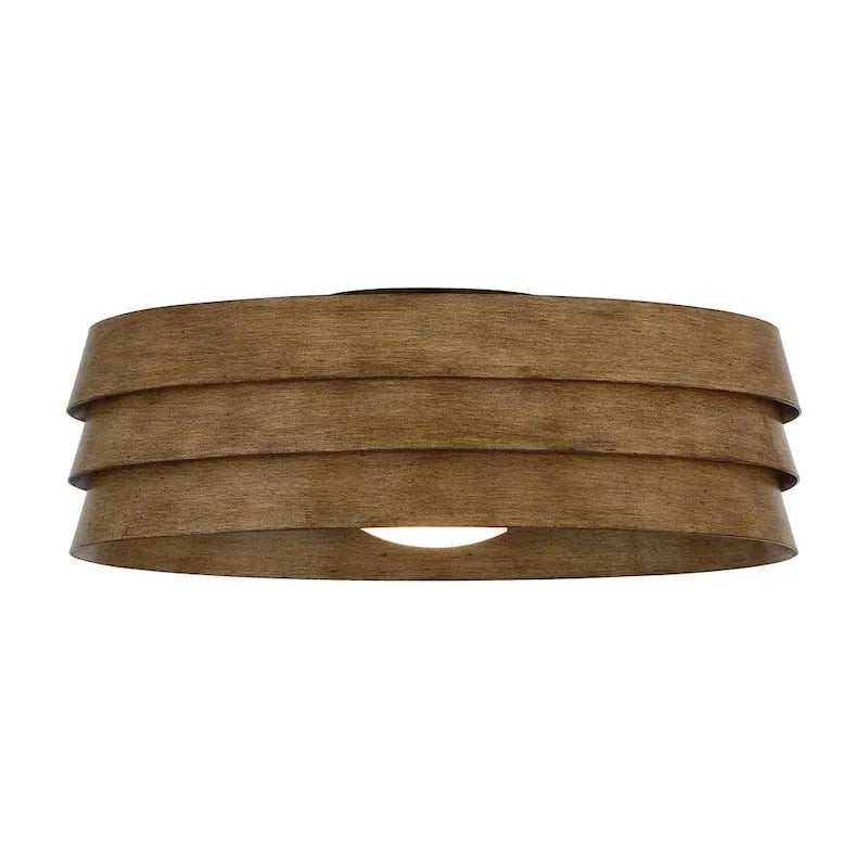 3-łopatka Sufit wentylator 3- łopatka, 55,9 cm, Zdalne sterowanie, DC Silnik, Blush Mount, Drewno, Brown