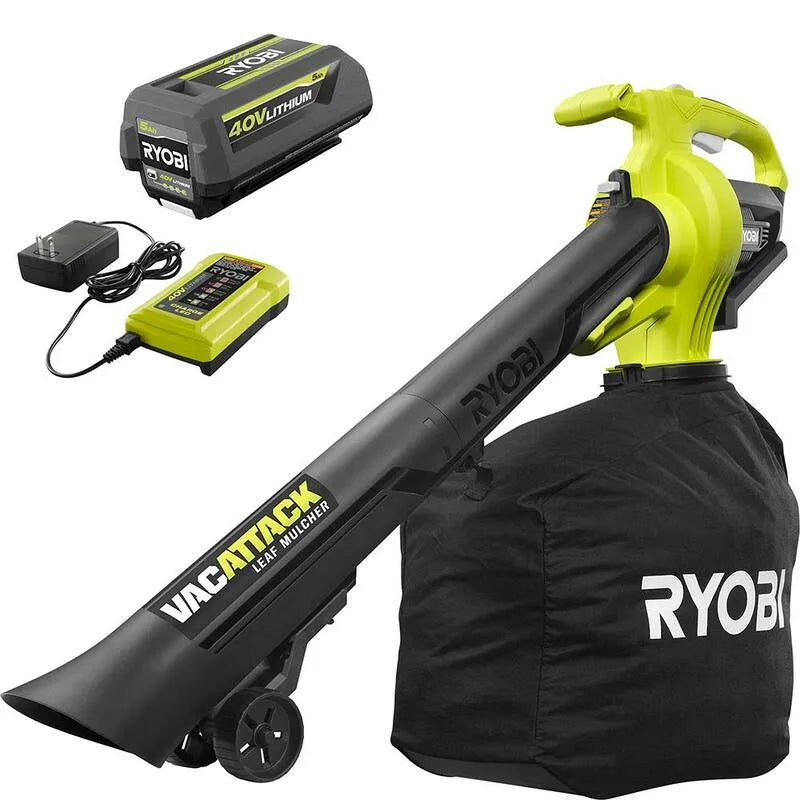 RYOBI 40V Vac Attack Bezprzewodowy odkurzacz, Bezprzewodowy projekt, 5.0 Ah