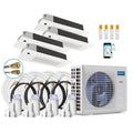 4-Zone 3-Ton MRCOOL 3- Ton Split Mini System, 21,5 SEER, 36000 BTU, 25ft, 4- Strefa, 12K