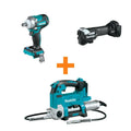 Makita, 5,1 cm, 18V LXT Lithhium- Ion bezszczotkowy 1 / 5,1 cm klucz udarowy i 18V LXT Bezszczotkowy Wielonarzędzie z premia 18V LXT Grease Gun, 18V