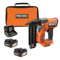 18-Gauge RIDGID 18- Gauge, 18V, 2-1 / 20,3 cm, akumulatorowy konstrukcja, 4.0 Ah Baterie, Brad Nailer z, bezszczotkowy