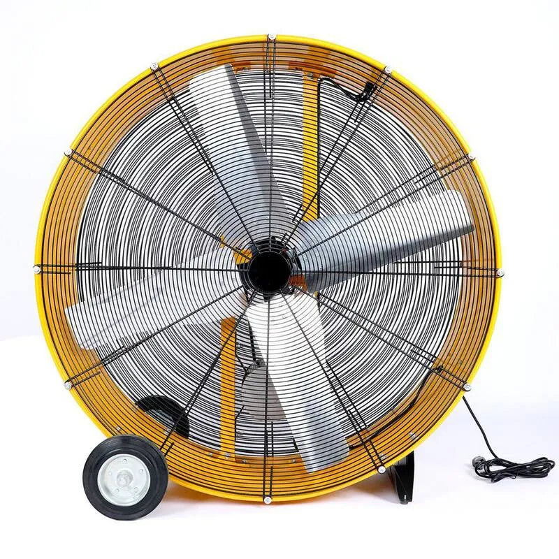 2-prędkość 2- Prędkość, żółty 2- Prędkość okrągła wysoka Velocity Air Moverage Floor wentylator z 2 Koła, 106,7 cm