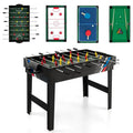 4-in-1 Combo Game Table 1-Combo, 10,2 cm, 124,5 cm, 4- in-1, Foosball z bilard powietrza Hokej Tenis stołowy