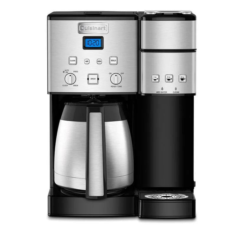 10-Cup Cuisinart 10- Cup, Centrum kawy Termalny ekspres do kawy i Single- Serve Brewer