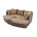 Sofa, Patio, Na zewnątrz, z brązowymi kusznikami, Salon