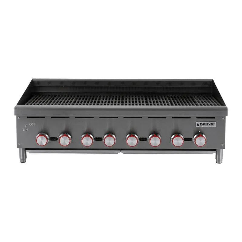 Magic Chef, 121,9 cm, Handlowy Brojler Char nablatowy, Commercial- Grade konstrukcja