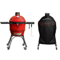 45,7 cm Klasyczny Joe II grill węglowy w Blaze Red + Cover zestaw