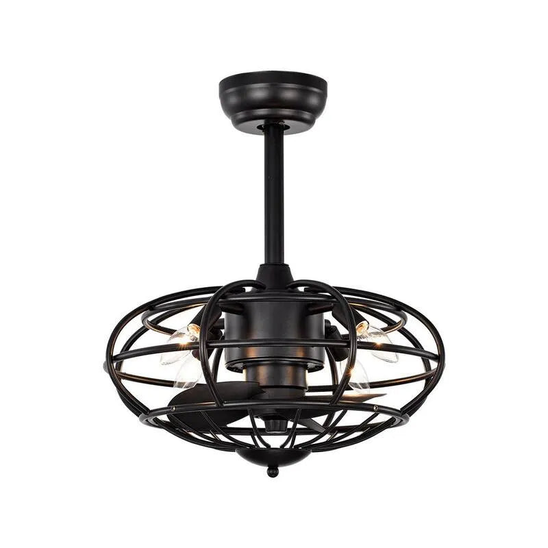 Wentylator sufitowy, 45,7 cm, licznik i 3 Ostrza ABS Returbable wentylator Lights, Zdalne sterowanie, Kryty, z pilotem zdalnym