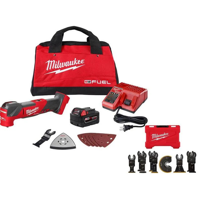 9-elementów Milwaukee 9- elementów Lithium- Ion Szczotkowanie bezszwowe Zestaw wielonarzędziowy, akumulatorowy konstrukcja, 18V, M18