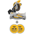 80-Teeth 32-Teeth DEWALT 32-Zęby, 30,5 cm, Miter Piła Ostrze 32-Zęby i 80-Zęby, 2 Pack
